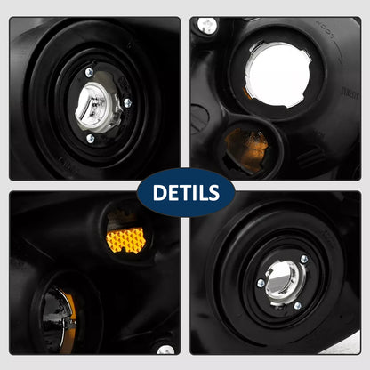 For 2011-2013 Toyota Corolla Pair Headlights Front Bumper Fog Light Cover Set