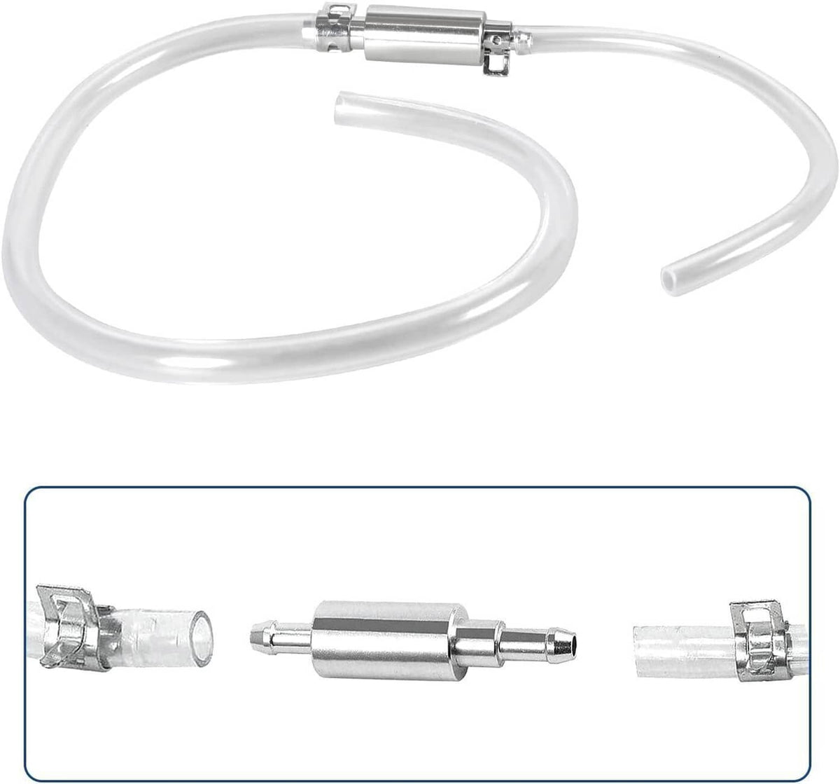 Solidspare Motorcycle / Car Clutch Brake Bleeder Hose Tube Bleeding Tool One Way Valve Kit