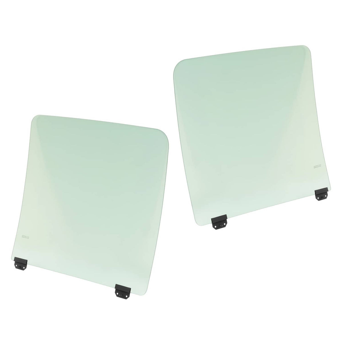 Solid Spare Pair Crew Cab Rear Door Glass LH+RH For 99-12 Ford F250 F350 F450 F550 F650 F750