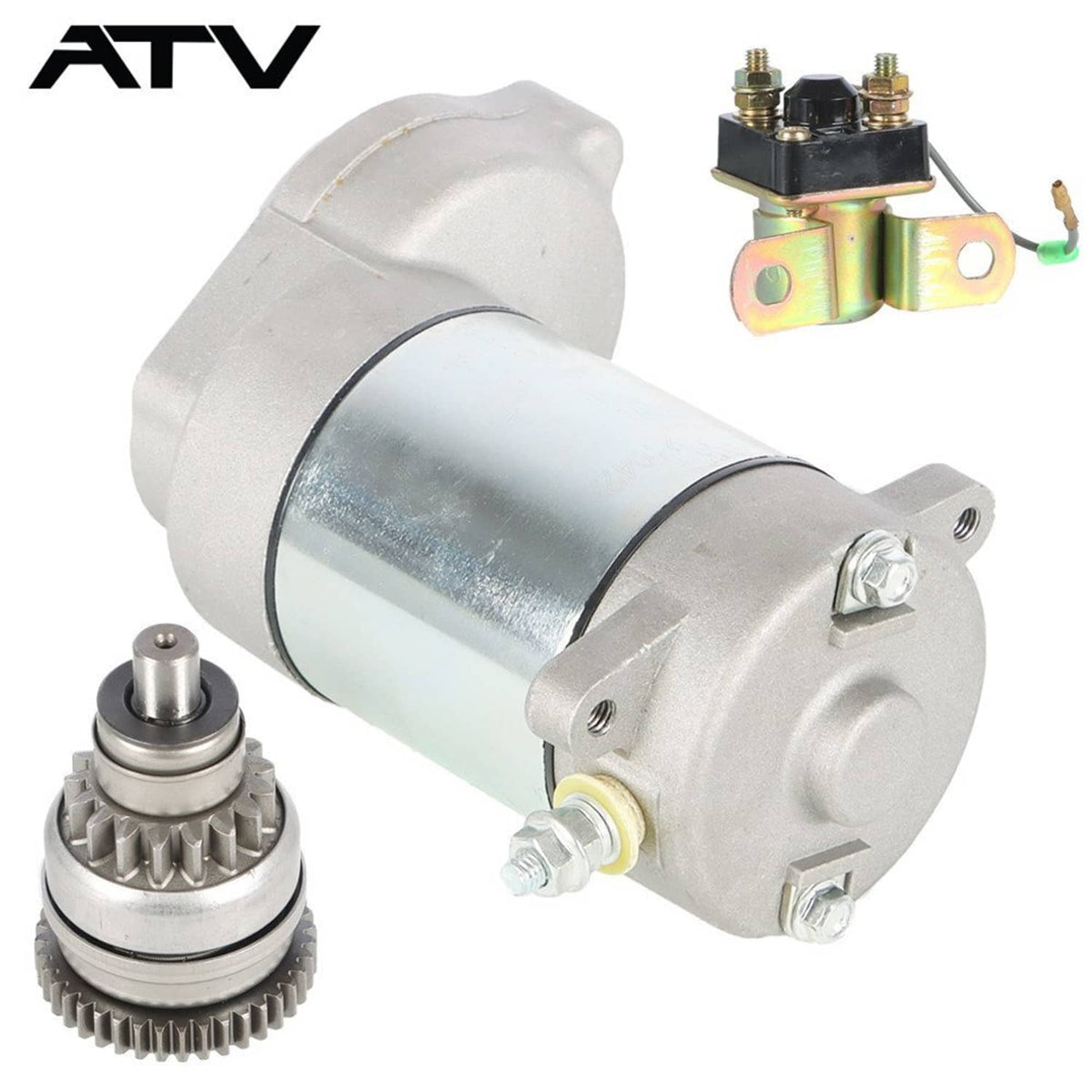 Solidspare 1990-2003 For Polaris Trail Blazer 250 Starter Drive & Relay Solenoid ATV