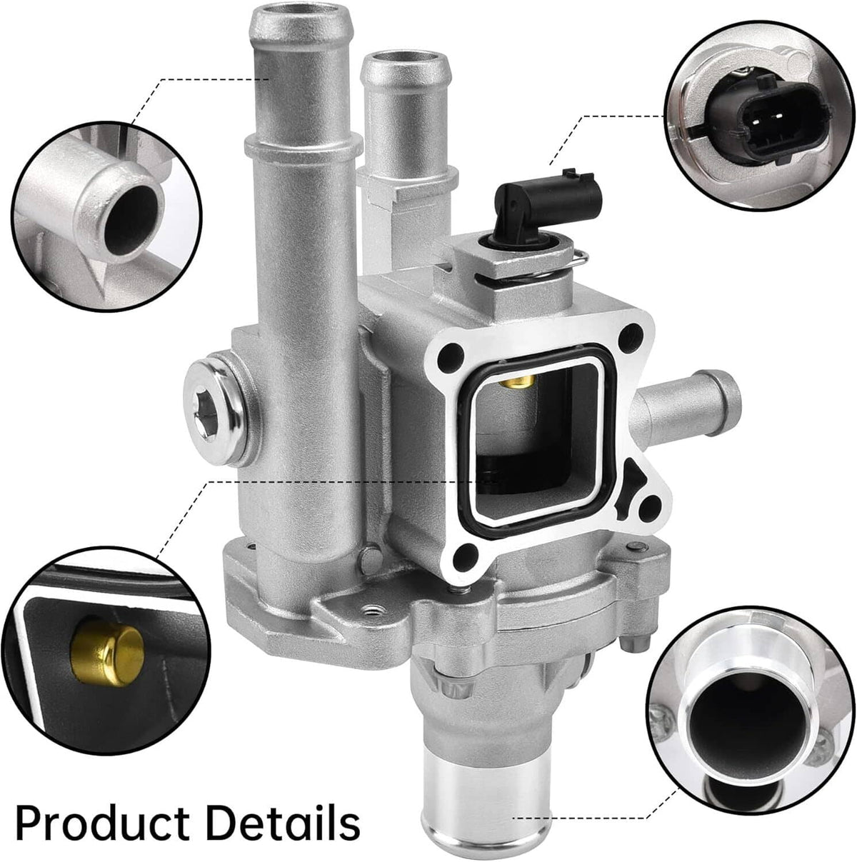 Solidspare New Thermostat Housing Kit 25192228 For Chevy Cruze 11-16 Sonic 12-18 Trax 12-17