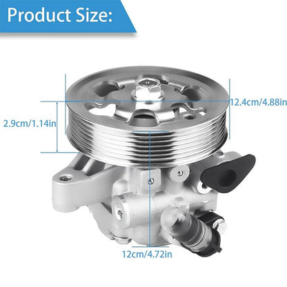 Solidspare Power Steering Pump With Pulley 21-5341 For 2003-2007 Honda Accord EX LX DX 2.4L