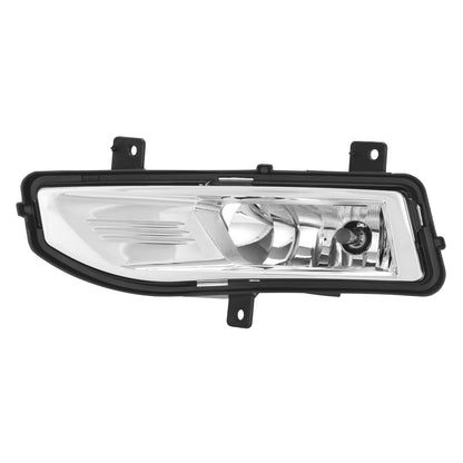 Solid Spare For 2017-2020 Nissan Rogue S SL SV Front Bumper Fog Lights Lamps w/Bezel+Bulbs