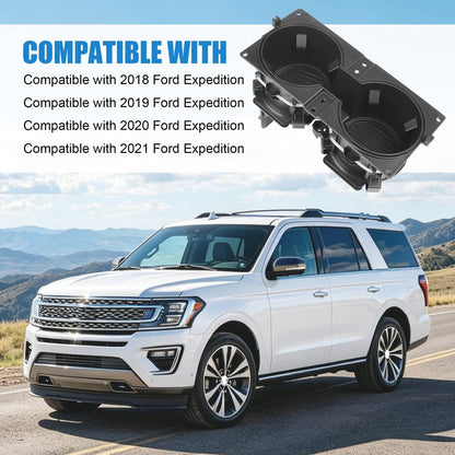 Solidspare Front Center Console Cup Holder JL1Z-7813562-AA For 2018-2021 Ford Expedition