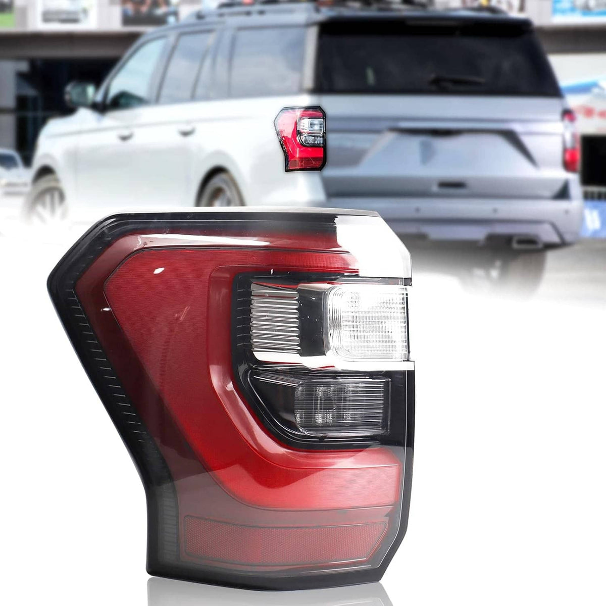 Solidspare Pair For 2018-2021 Ford Expedition LED Tail Light Left+Right Side JL1Z-13405-H