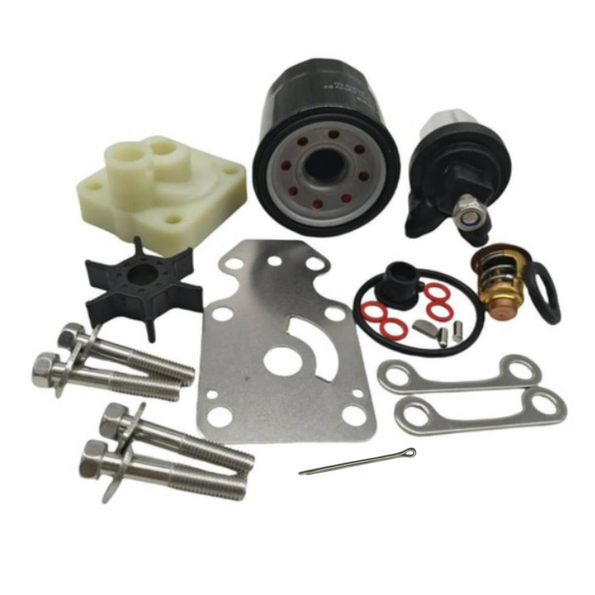 Solid Spare Maintenance Service Kit For Yamaha F20B (2007+) Years Outboard & Oil Fuel Filter