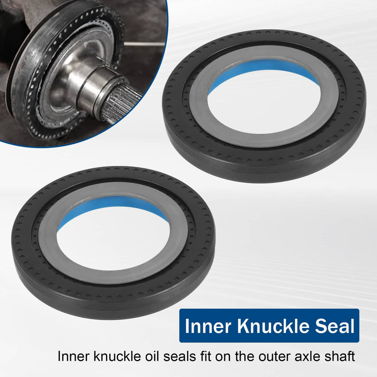 Solidspare Front Axle Seal And Greaseable U Joint Kit For Ford 2005-14 F250 F350 Super Duty