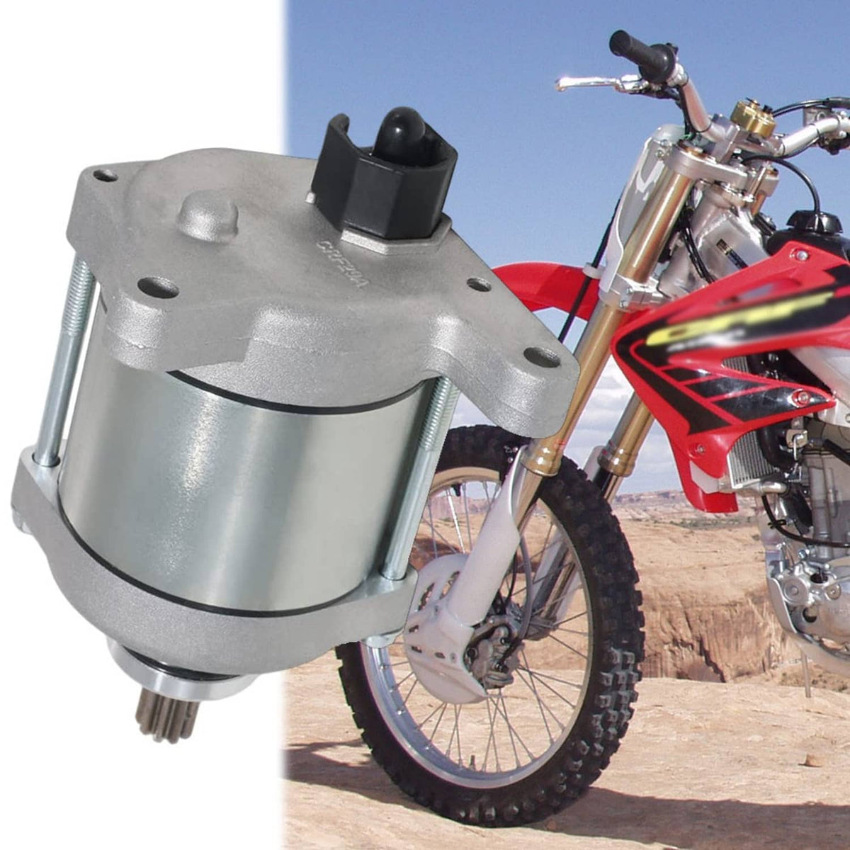 Solidspare Starter Motor Replacement for Honda CRF450R CRF450RX CRF450RWE 31200-MKE-A71