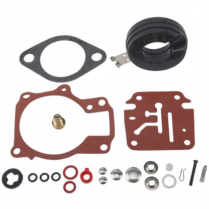 Solid Spare Johnson Evinrude Carb Carburetor Rebuild Repair Kit 20 25 28 30 40 45 48 396701