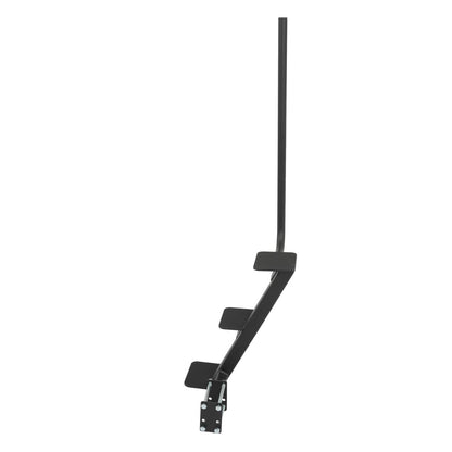 Solidspare Fits Universal Trailer Tongue 460 Lbs Boat Trailer Steps 3-Step Ladder W/Handle