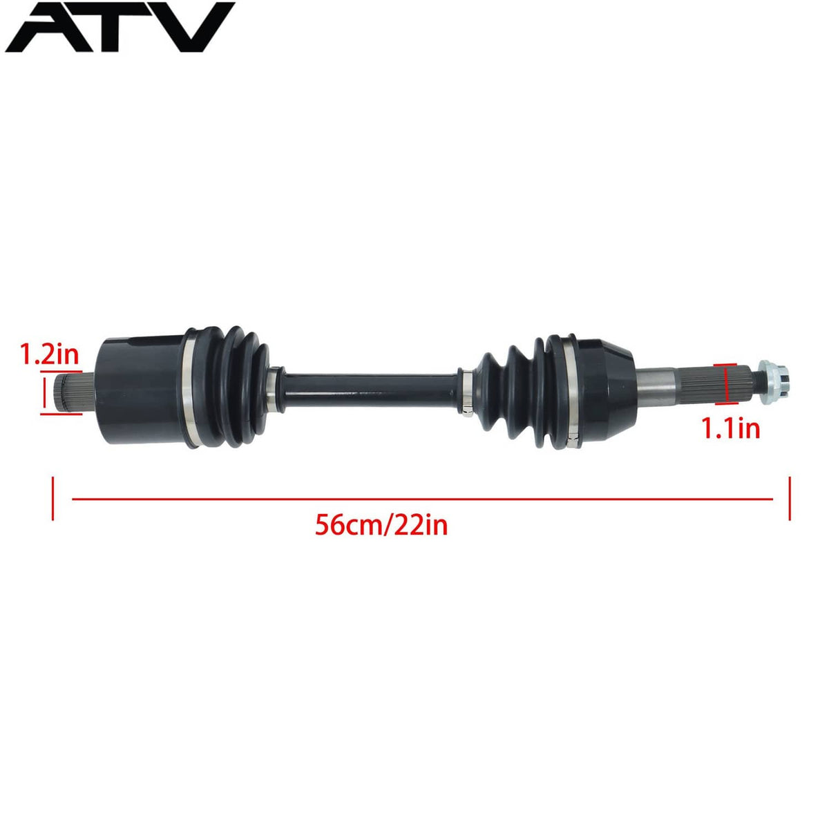 Solidspare For Polaris Sportsman 570 2021-23 Rear Left Right CV Axles Drive Shaft 1333275