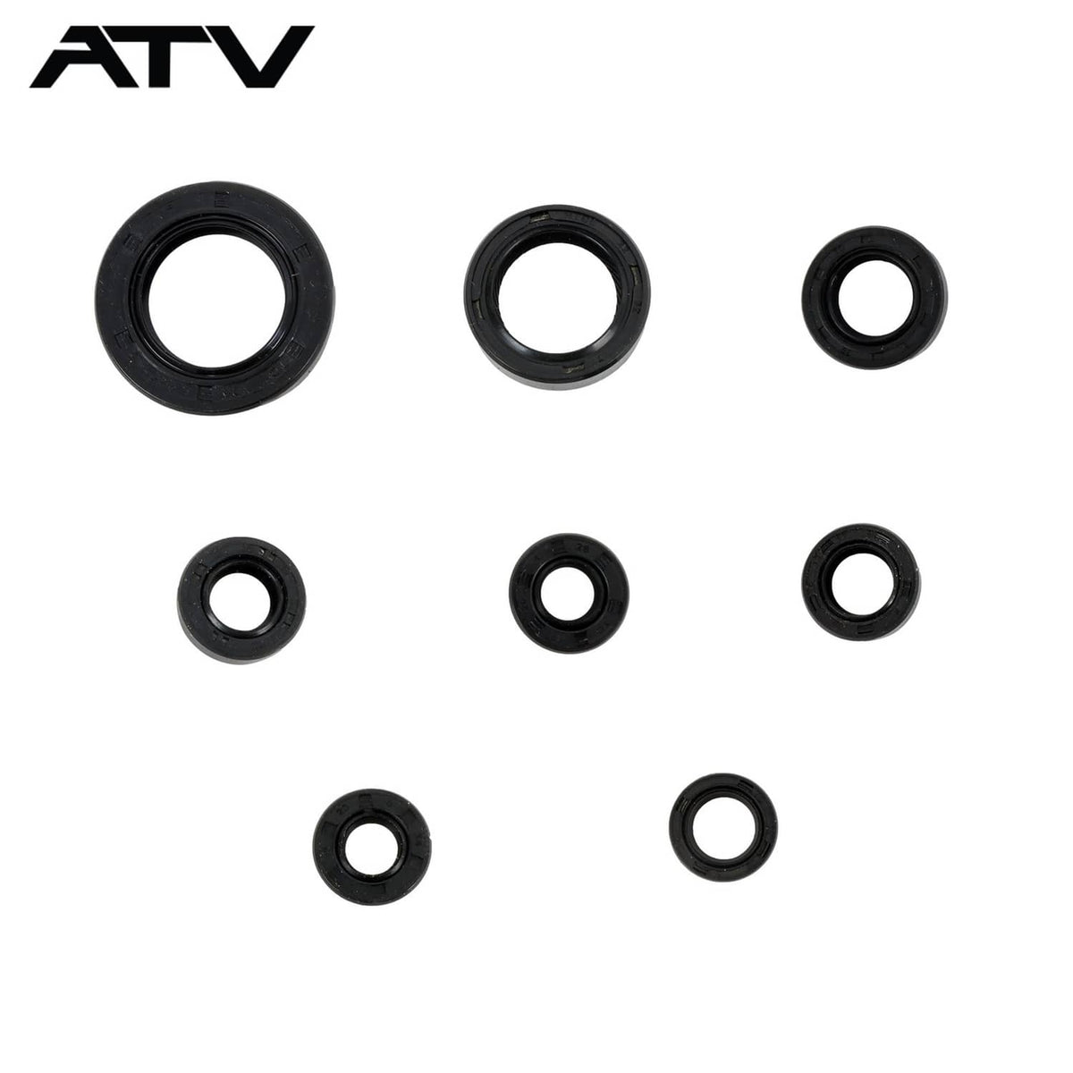 Solidspare 8PCS Engine Oil Seal Kit For HONDA TRX 350 TRX350 RANCHER 2000-2006 822236
