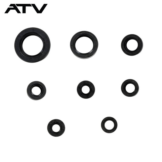 Solidspare 8PCS Engine Oil Seal Kit For HONDA TRX 350 TRX350 RANCHER 2000-2006 822236