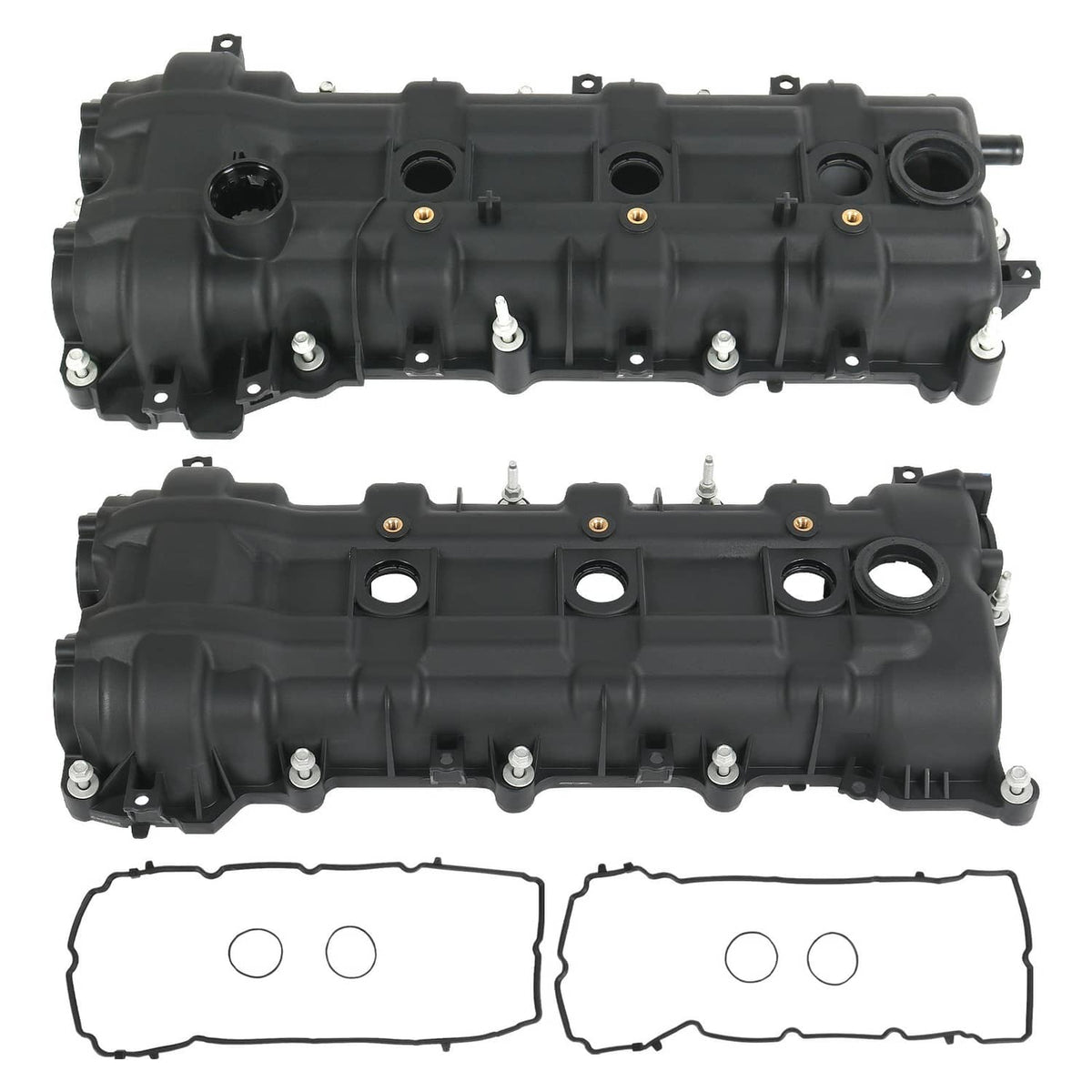 Solidspare Valve Cover Set w/ Gasket Fits Dodge Ram Jeep Cherokee Chrysler 300 11-19 3.6L