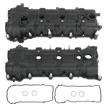 Solidspare Valve Cover Set w/ Gasket Fits Dodge Ram Jeep Cherokee Chrysler 300 11-19 3.6L