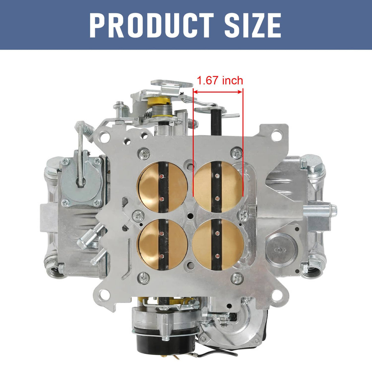 Solidspare Carburetor For 0-80508S 750 CFM Electric Choke Vacuum Secondaries