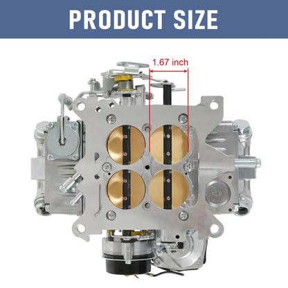 Solidspare Carburetor For 0-80508S 750 CFM Electric Choke Vacuum Secondaries