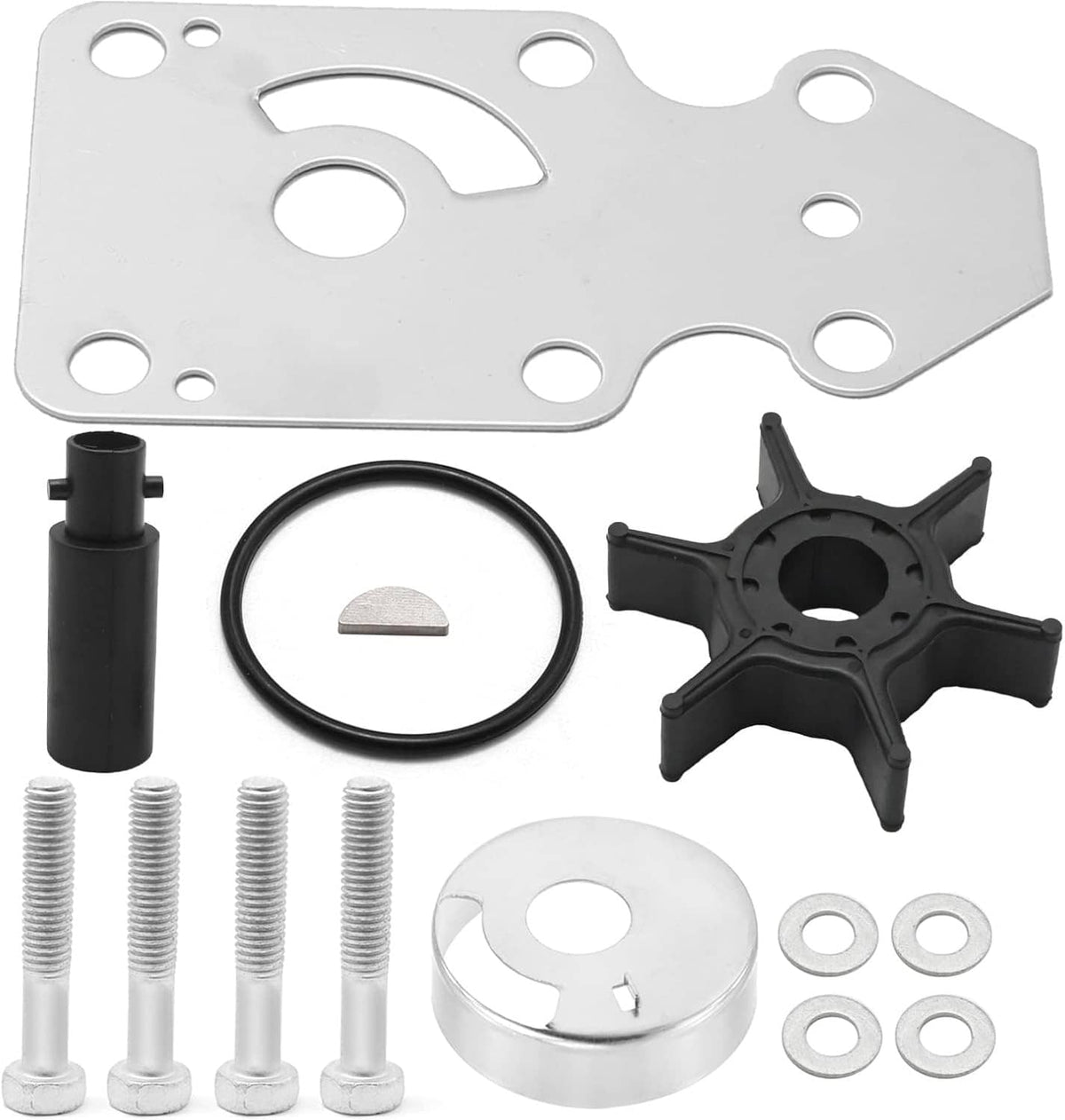 Solid Spare Outboard Water Pump Service Kit for Yamaha 4-Str 6 8 9.9 HP F8 F9.9 68T-W0078-00