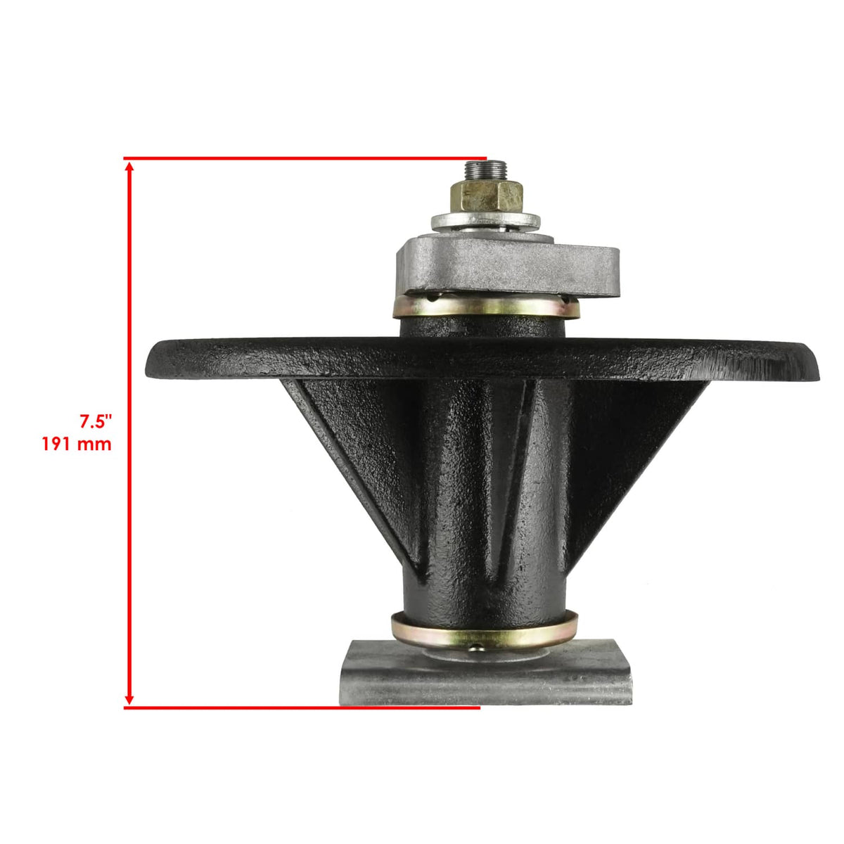 Solidspare 3 Deck Spindle For Toro 48 52 60 Inch Deck Z Master 400 410 450 500 107-8504