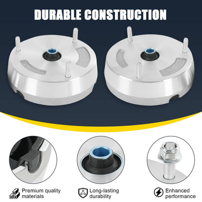 Solidspare Front Strut Shock Mount Support Upper Lower Bump Stop Kits Fit BMW X5 X6 E70 E71