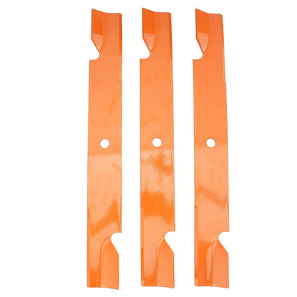 Solidspare 3Pcs Deck Blades Fits for Hustler 60" Raptor SD Replaces 793794 794685 Orange