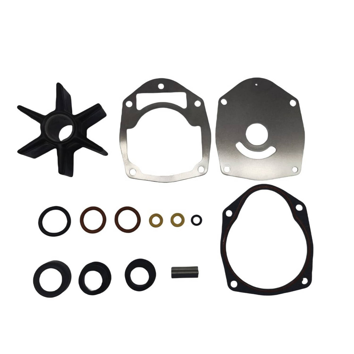 Solid Spare Water Pump Kit 8M0100526 For Mercury 47-8M0100526 18-3265 Impeller 100 115 HP