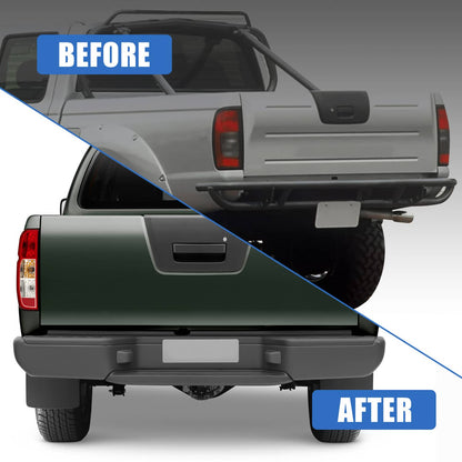 Solidspare Black Rear Step Bumper Assembly For 1998-2004 Chevrolet S10 GMC Sonoma