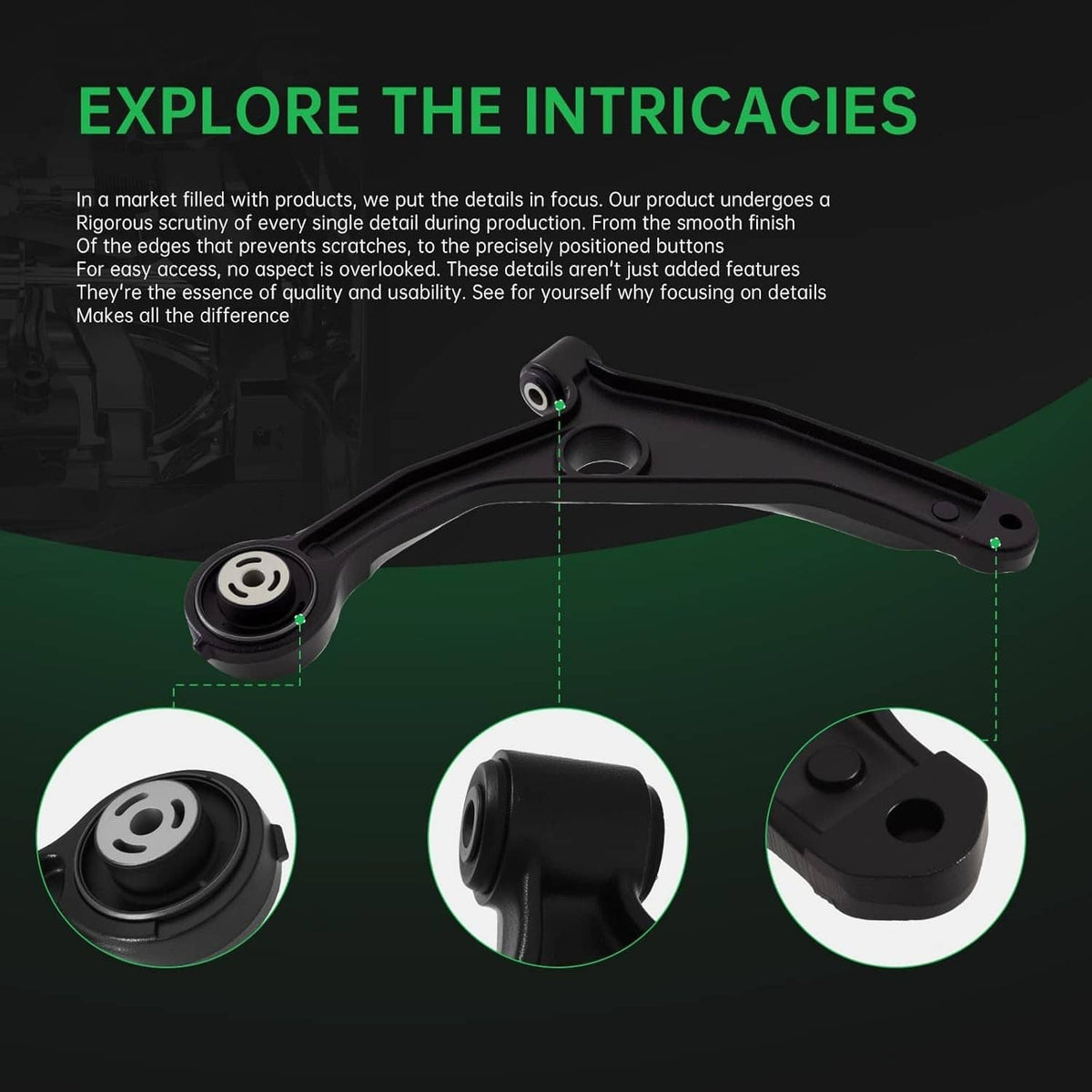 Solidspare 12Pcs for 2009-2020 Dodge Journey Front Lower Control Arms Sway Bar Tie Rods Kit