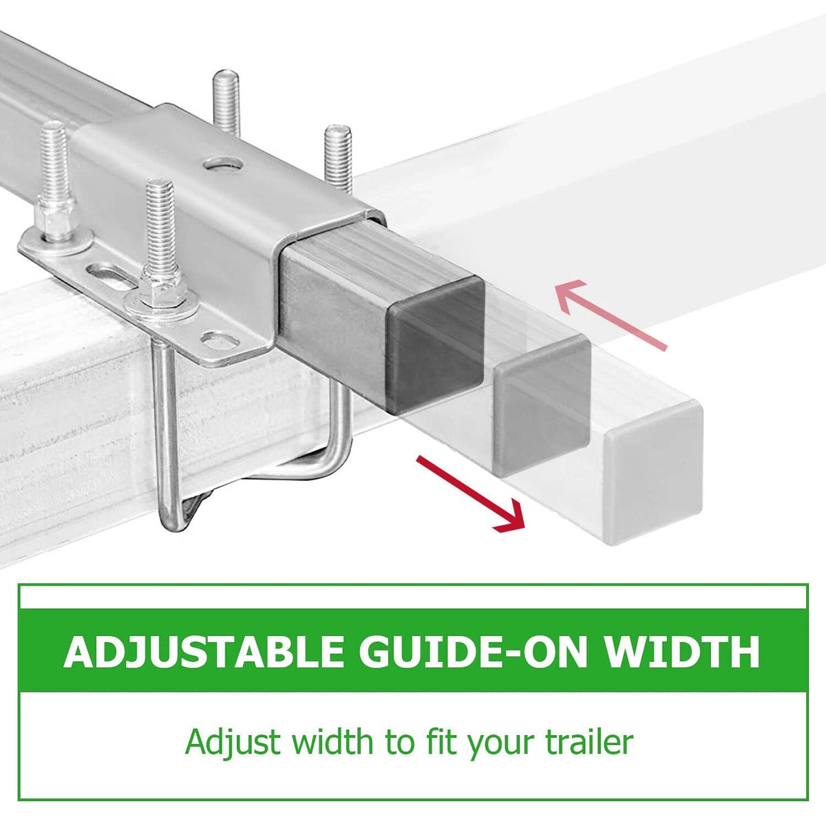 Solidspare Fits Ski Boat Fishing Boat Universal 24.4" Pontoon Boat Trailer Bunk Board Guide