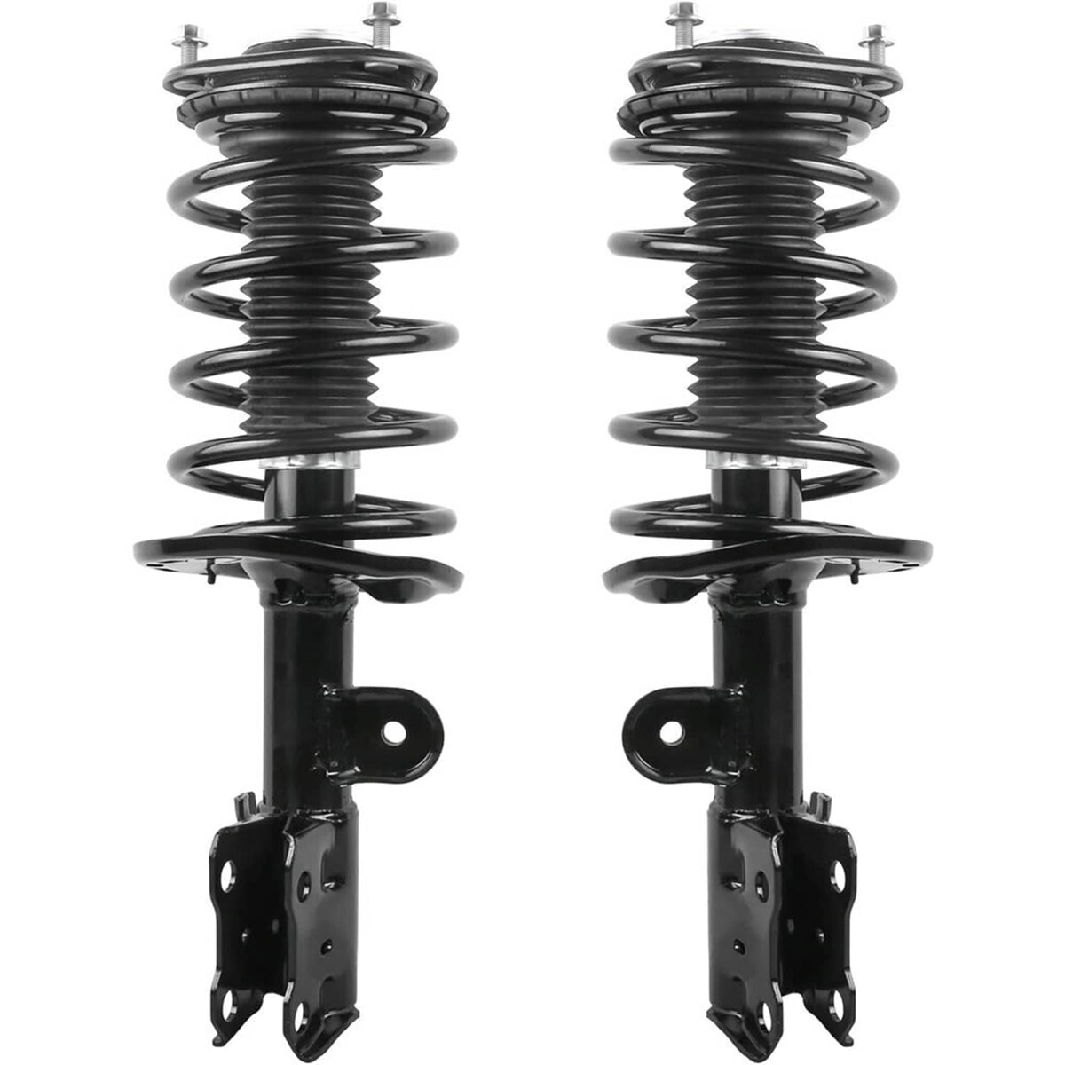 Solidspare Set Front Complete Struts Shocks & Coil Springs For 2010-2015 Toyota Prius 1.8L