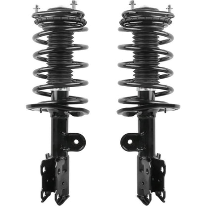 Solidspare Set Front Complete Struts Shocks & Coil Springs For 2010-2015 Toyota Prius 1.8L