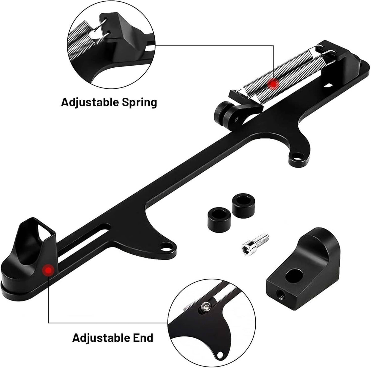 Solidspare New Throttle Cable Carb Bracket For Holley 4150 4160 Carburetor 350 SBC Aluminum