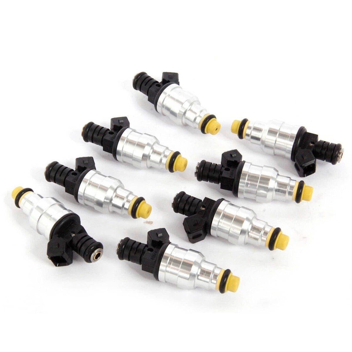 Solidspare 8PCS 42LB Fuel Injectors For GM LT1 LS1 LS6 Mustang SOHC DOHC V8 440cc EV1