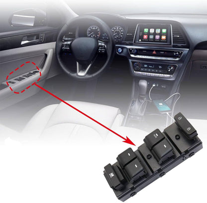 Solid Spare Front Left Driver Power Window Switch For Hyundai Sonata 2015-2019 93570-C1000