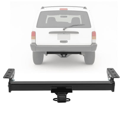 Solid Spare For Jeep Cherokee 1984-2001 Trailer Hitch Receiver Rear Bumper Towing Class 3