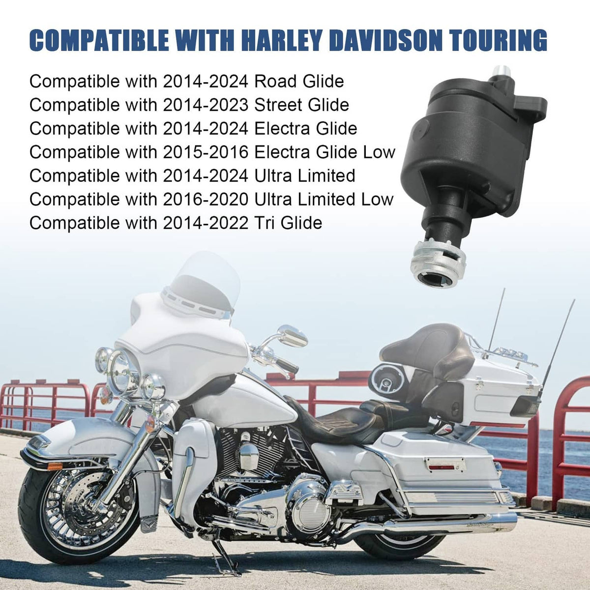 Solidspare Ignition Switch Housing Assy Fits 2014-2023 Harley Electra Road Street Tri Glide
