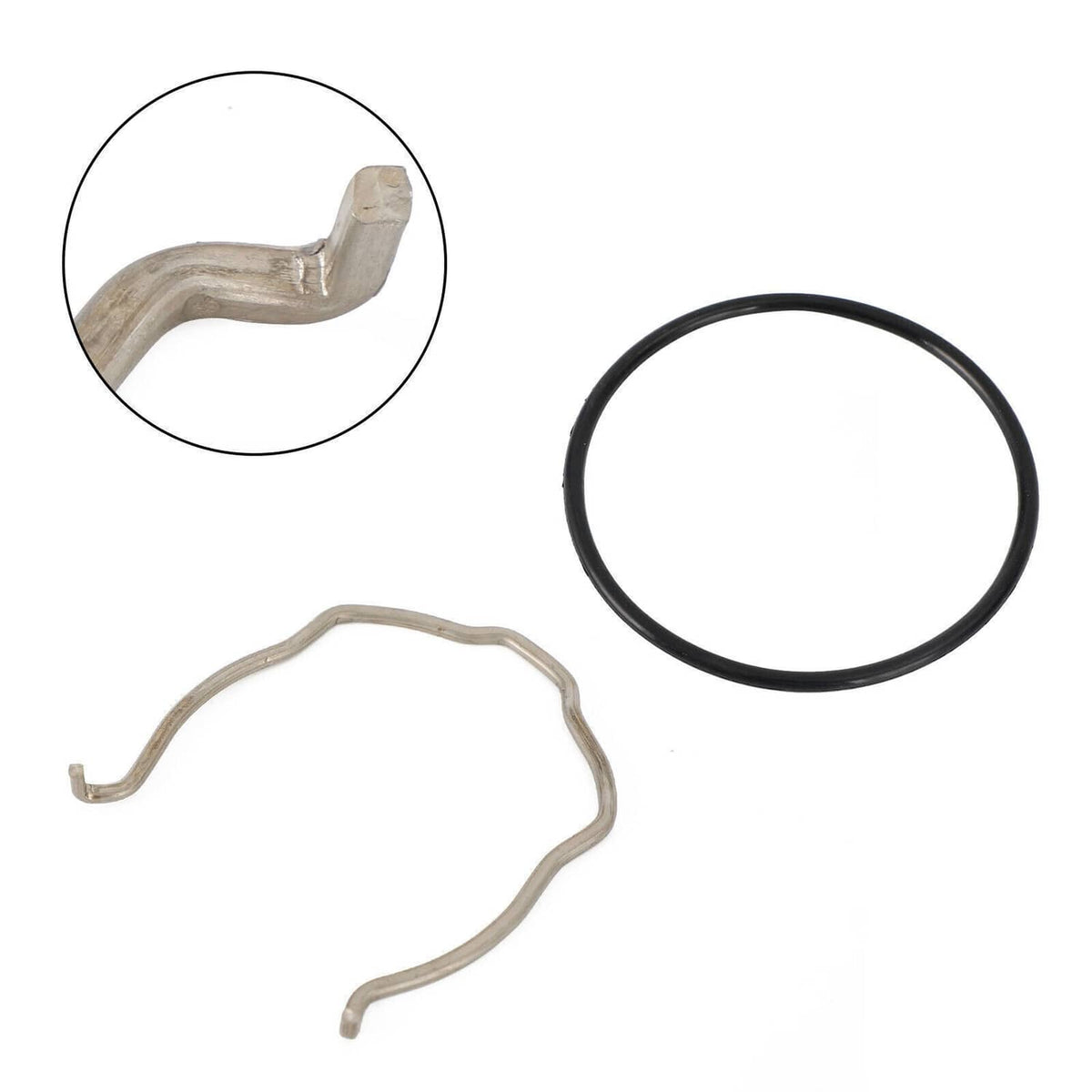 Solidspare Car Charge Pipe C Clip + O Ring Seal Gasket Set for BMW N54 N55 335i 135i X5
