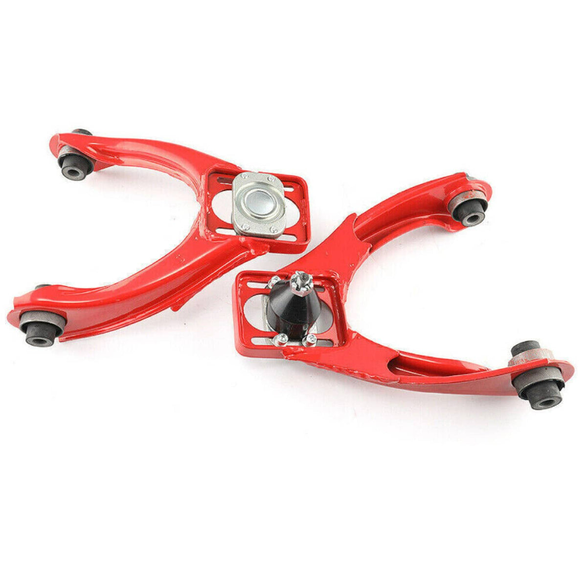 Solidspare For 1996-00 Honda Civic EJ EK Front JDM Adjustable A-Arms Control Camber Kit Red
