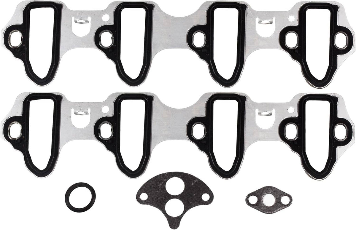 Solidspare For Fel-Pro Intake Manifold Gasket Set For Chevy LS 5.3L 4.8L 6.0L 6.2 Aluminum