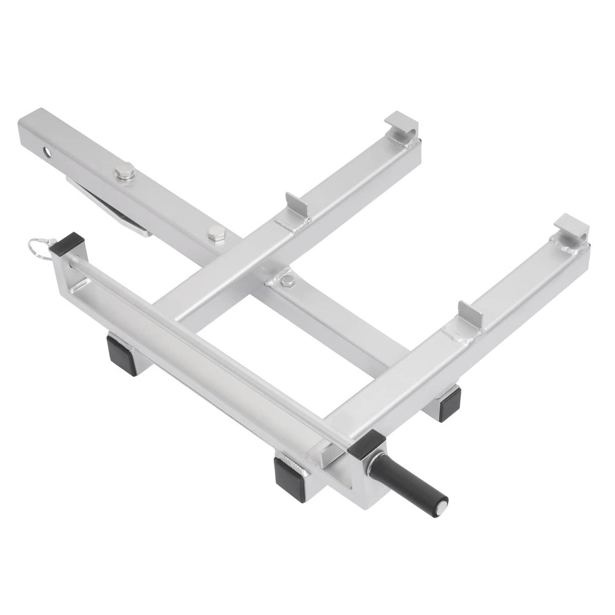 Solid Spare 2" Receiver Aluminum Fishing Cart Caddy Hitch Mount Bracket For Outdoor Hauling