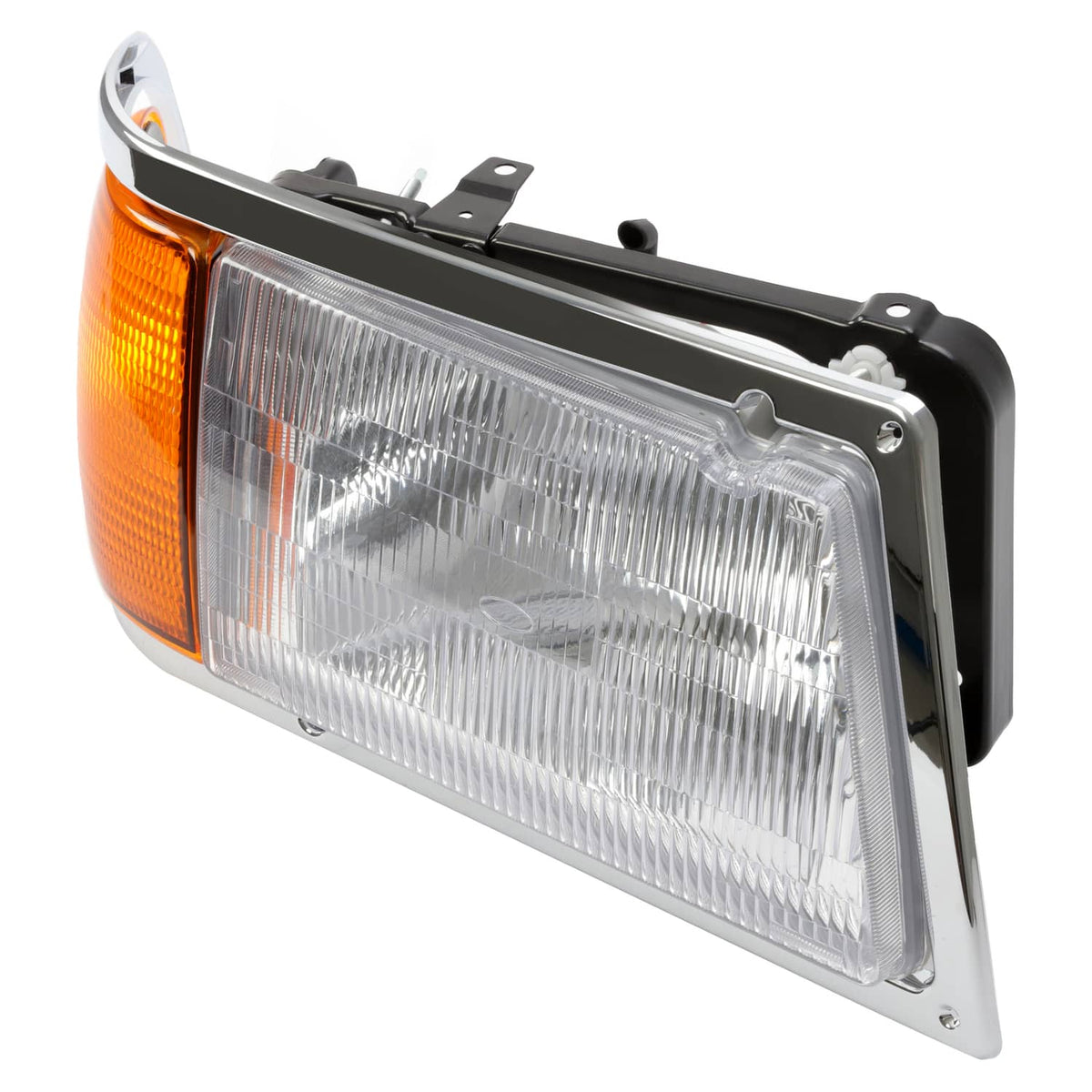 Solid Spare Headlight&Corner Light For Peterbilt 375 385 w/Wire Harness&Bulb Passenger Side