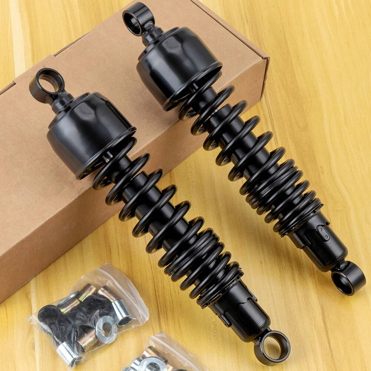Solidspare Pair 13" Rear Suspension Shocks for 1984-2024 Harley Touring Road King Glide CVO