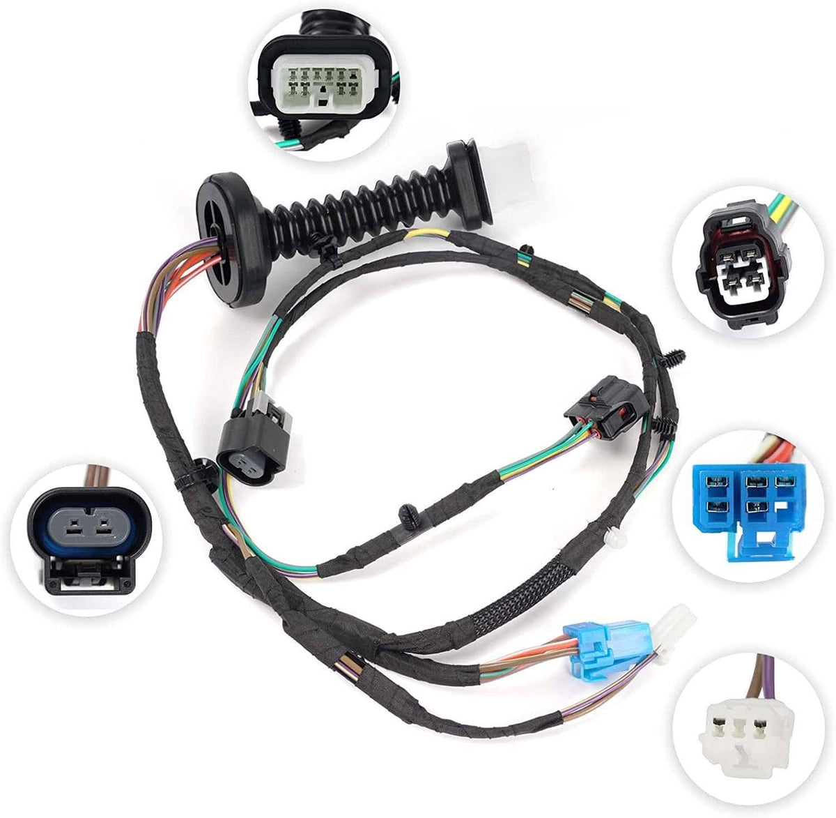 Solidspare Rear Door Wiring Harness For Dodge Ram MOPAR 56051694AA 56051931AA 56051931AB
