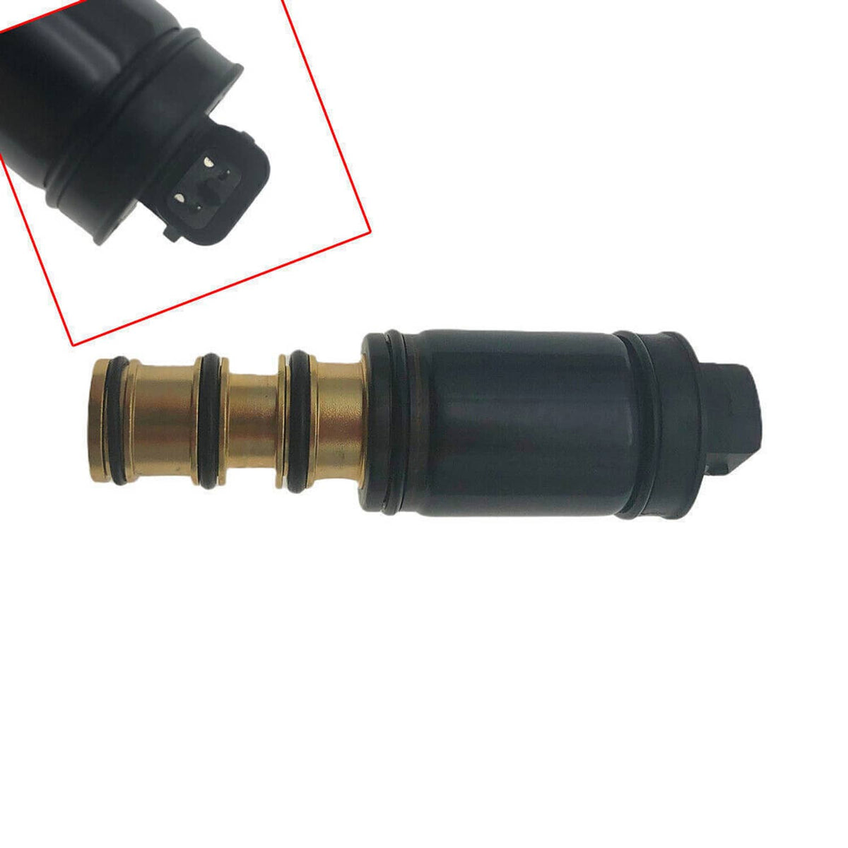 Solidspare A/C Compressor Electronic Control Valve for 2006-2011 Toyota Yaris 1.5L Engine