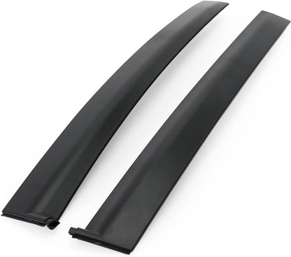 Solidspare LH & RH Door Garnish Trim Pillar Sash for 1992-1995 Honda Civic Coupe Hatchback