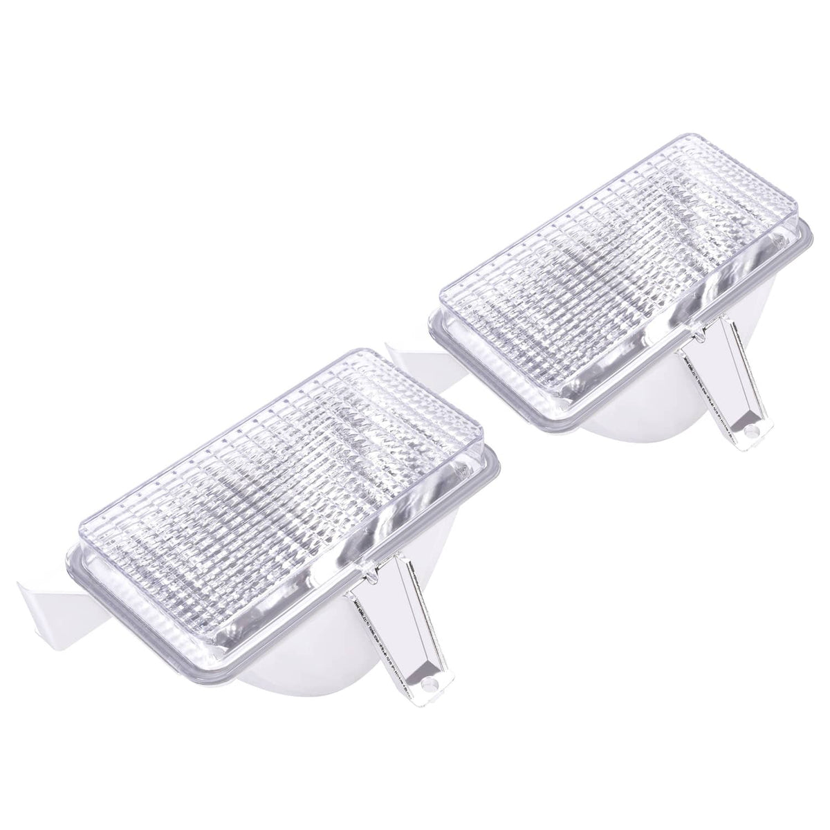 Solid Spare Turn Signal Corner Park Lights Lamps Pair For Chevy GMC 1983-1991 Pickup Truck