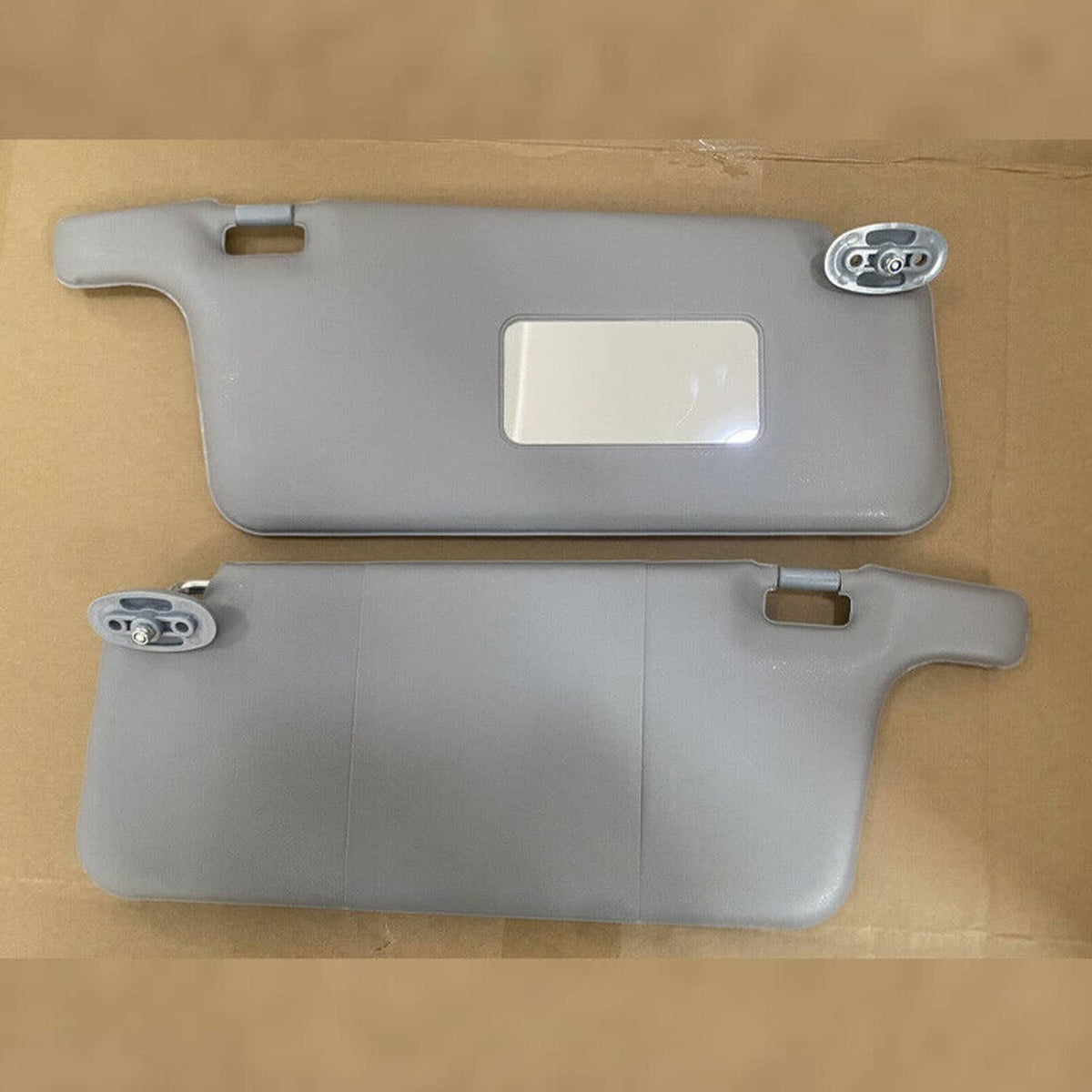 Solidspare 2Pcs Interior Sun Visor Gray For 96-01 Honda Civic LHD Sunvisor 83230-S01-A32