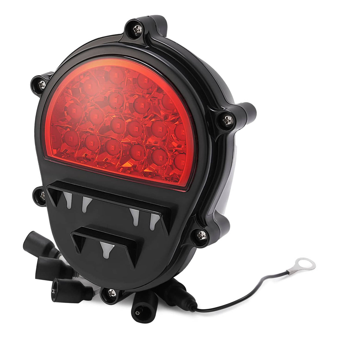 Solid Spare New Red Lens LED Brake Light Lamp Tail Light For Humvee M35 M998 Trucks Rear