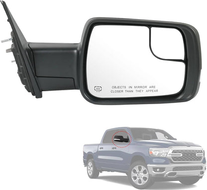 Solidspare Heated Mirror w/Power Fold Signal Light Right For 2019-2024 Ram 1500 68276500AH