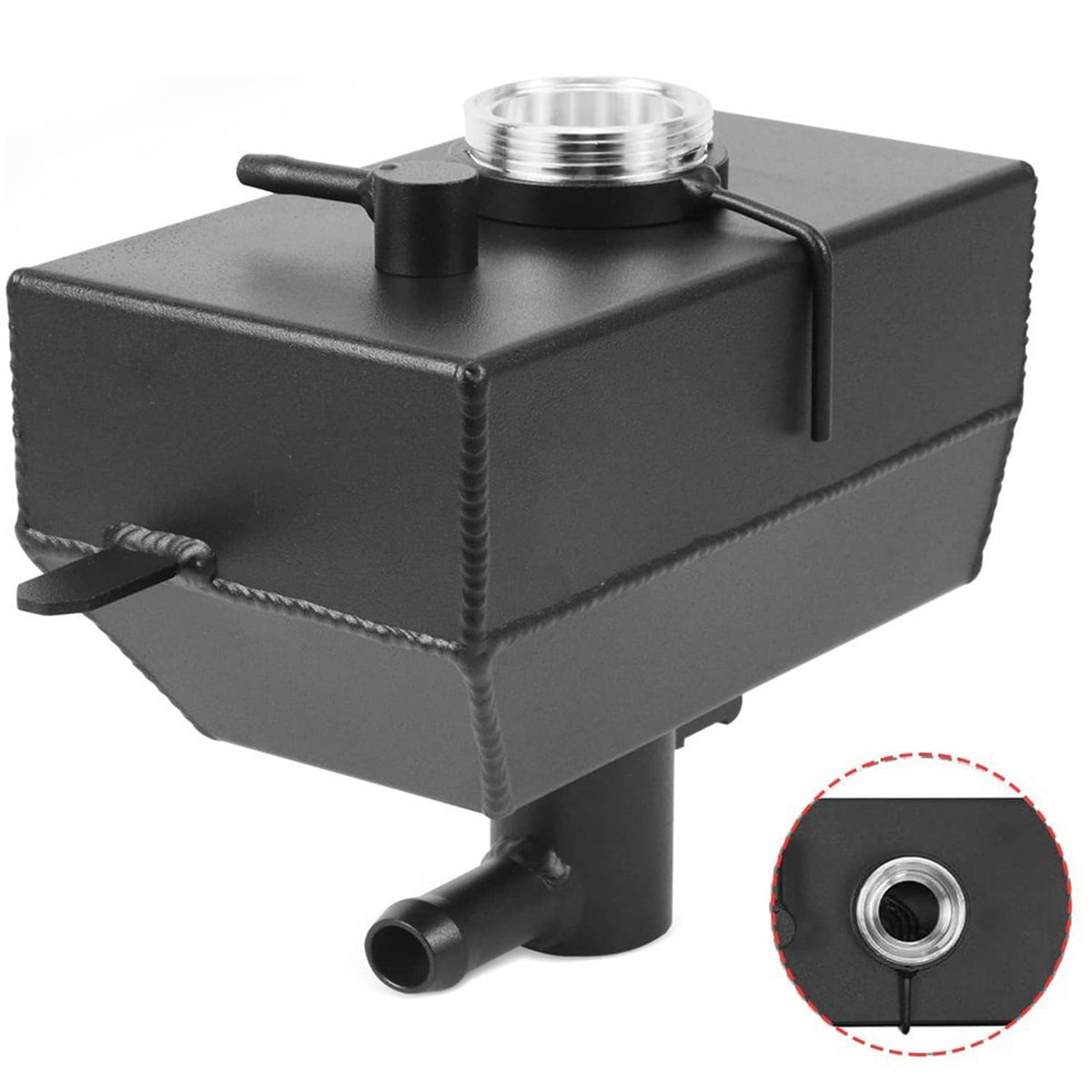 Solidspare Engine Coolant Reservoir 68364312AC For 2018-2024 Jeep Wrangler JL 2.0L Aluminum